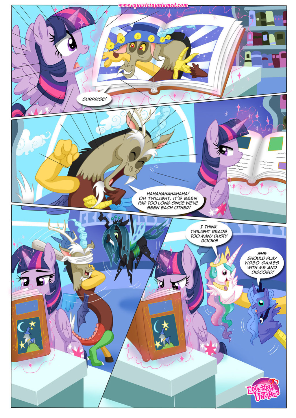 [Equestria Untamed (Palcomix)] Libraries Are Supposed To Be Quiet