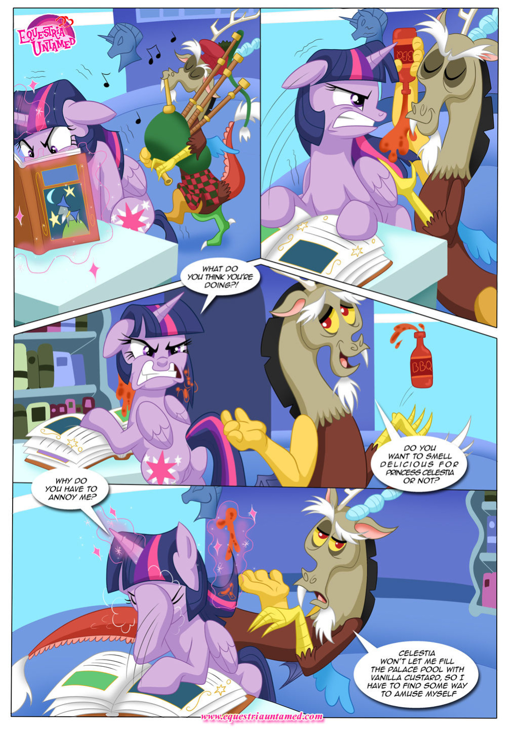 [Equestria Untamed (Palcomix)] Libraries Are Supposed To Be Quiet