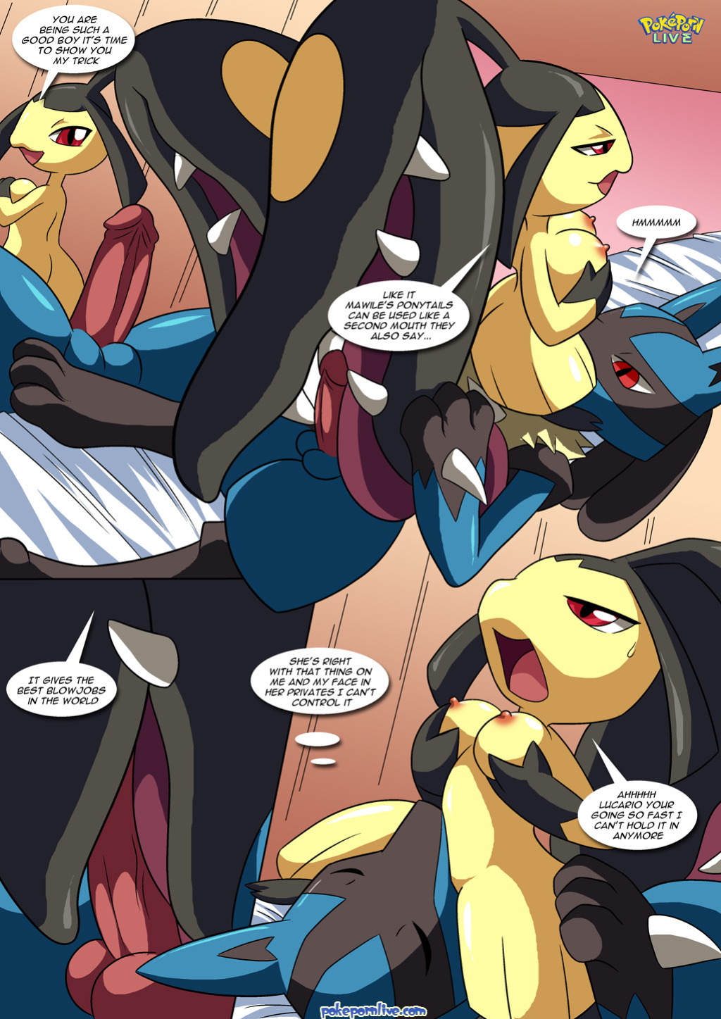[Palcomix] Lucario's Gift