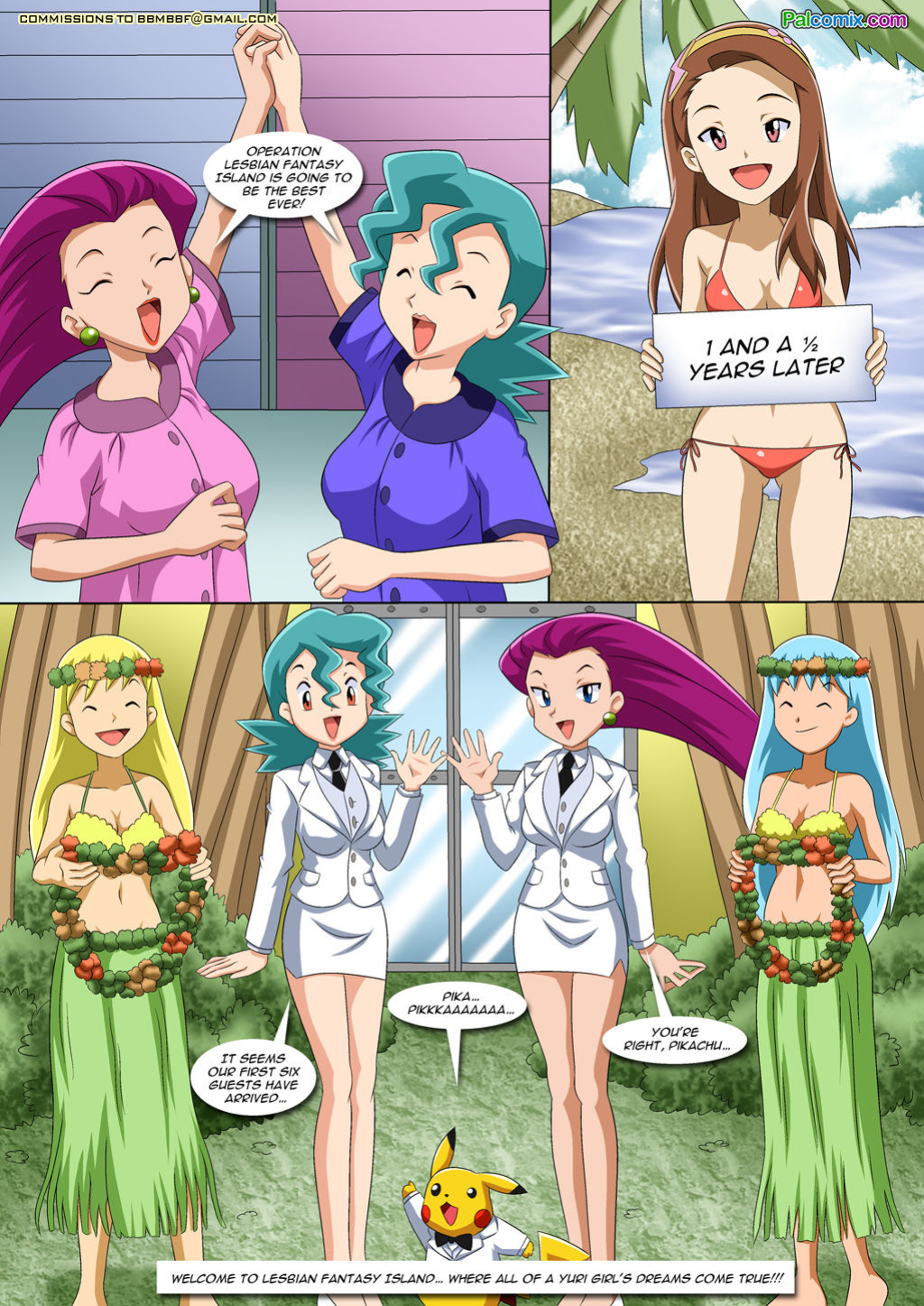[Palcomix] Lesbian Fantasy Island