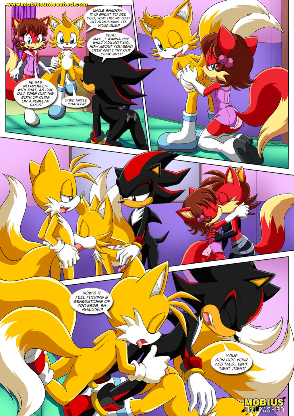 [Palcomix] The Prower Family Affair - Foxy Black