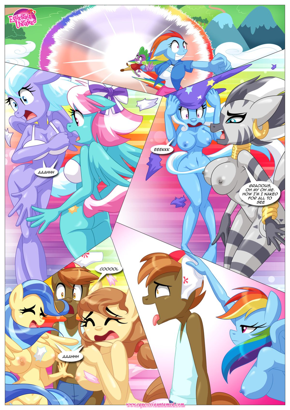 [Palcomix] Rainbow Dash's Game of Extreme PDA