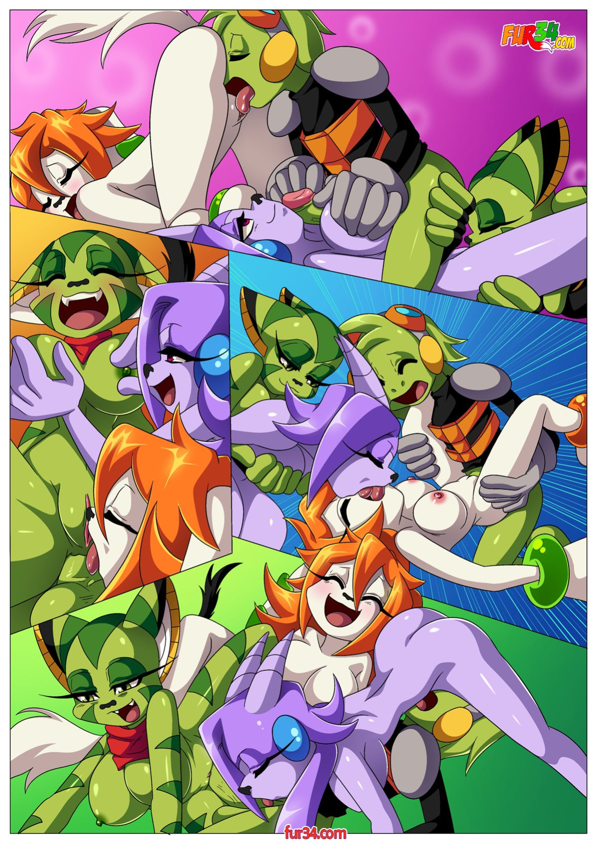 [Palcomix] Watching A Movie With Friends