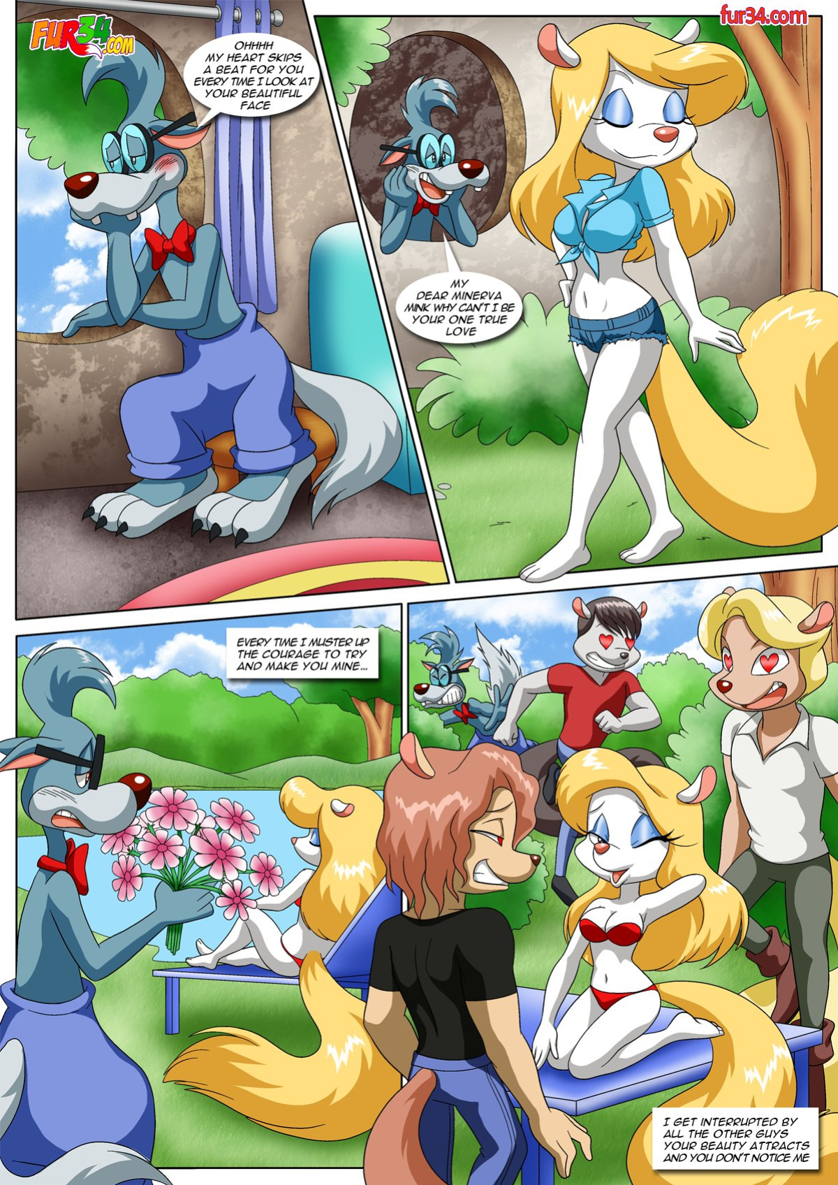 [Palcomix] The Wolf Who Cried Mink