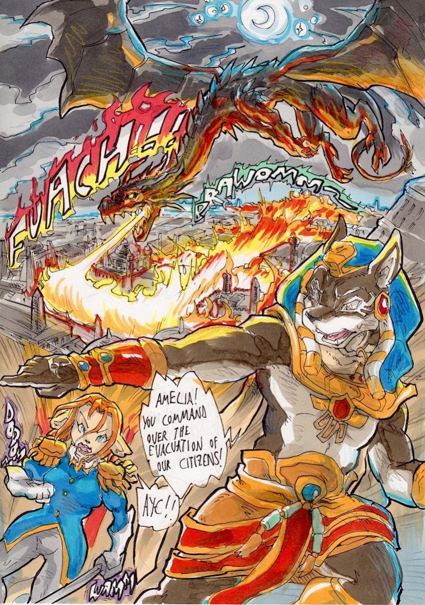 [Kagemusha] Anubis Stories Chapter 3 - Dragon Attack
