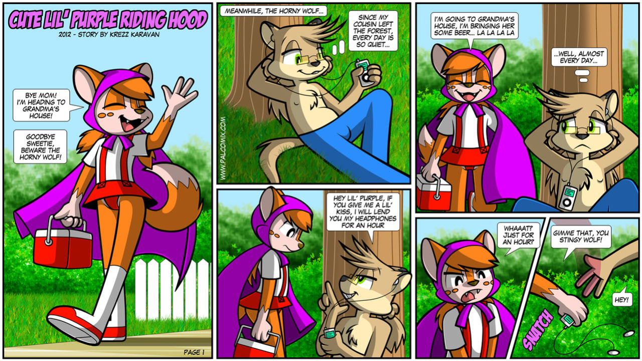 [Palcomix] Cute Lil' Purple Riding Hood
