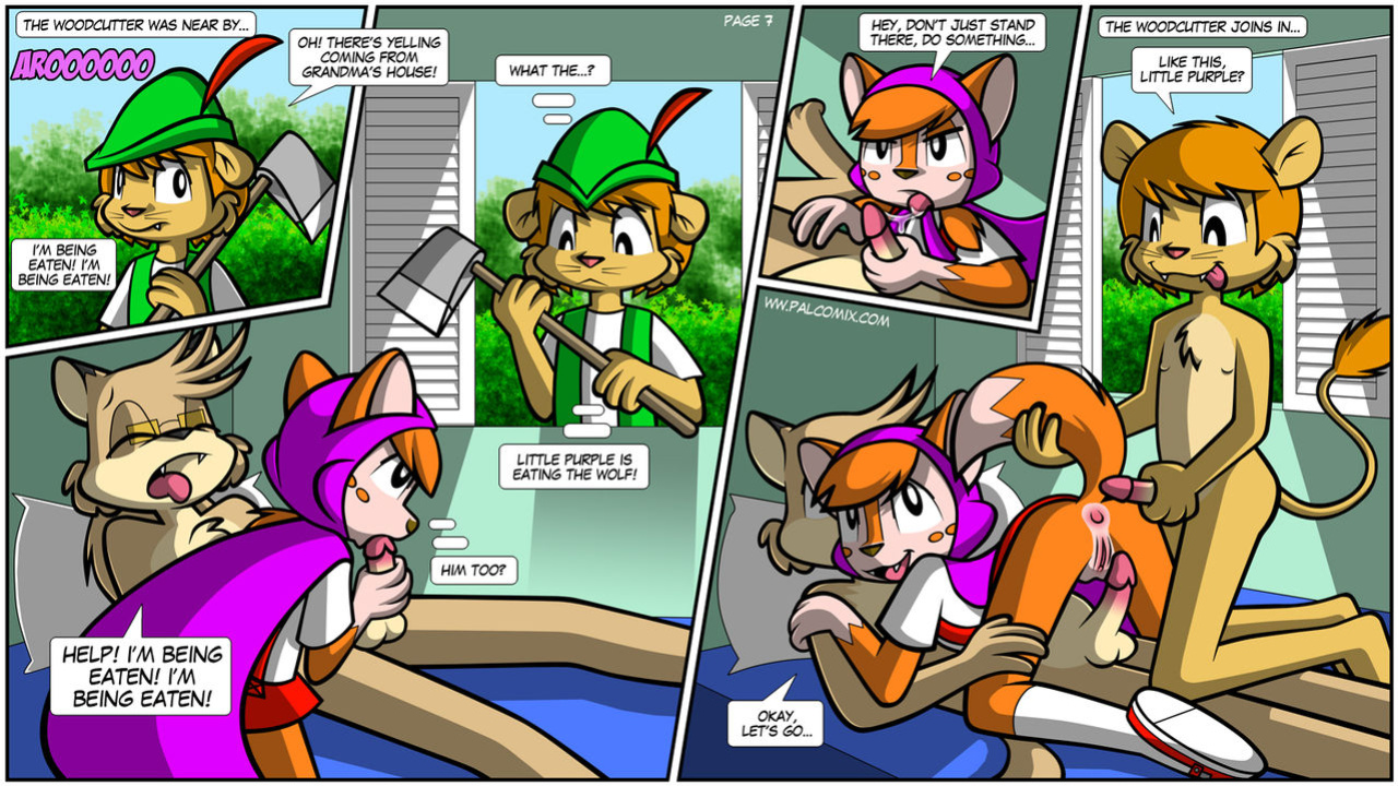 [Palcomix] Cute Lil' Purple Riding Hood