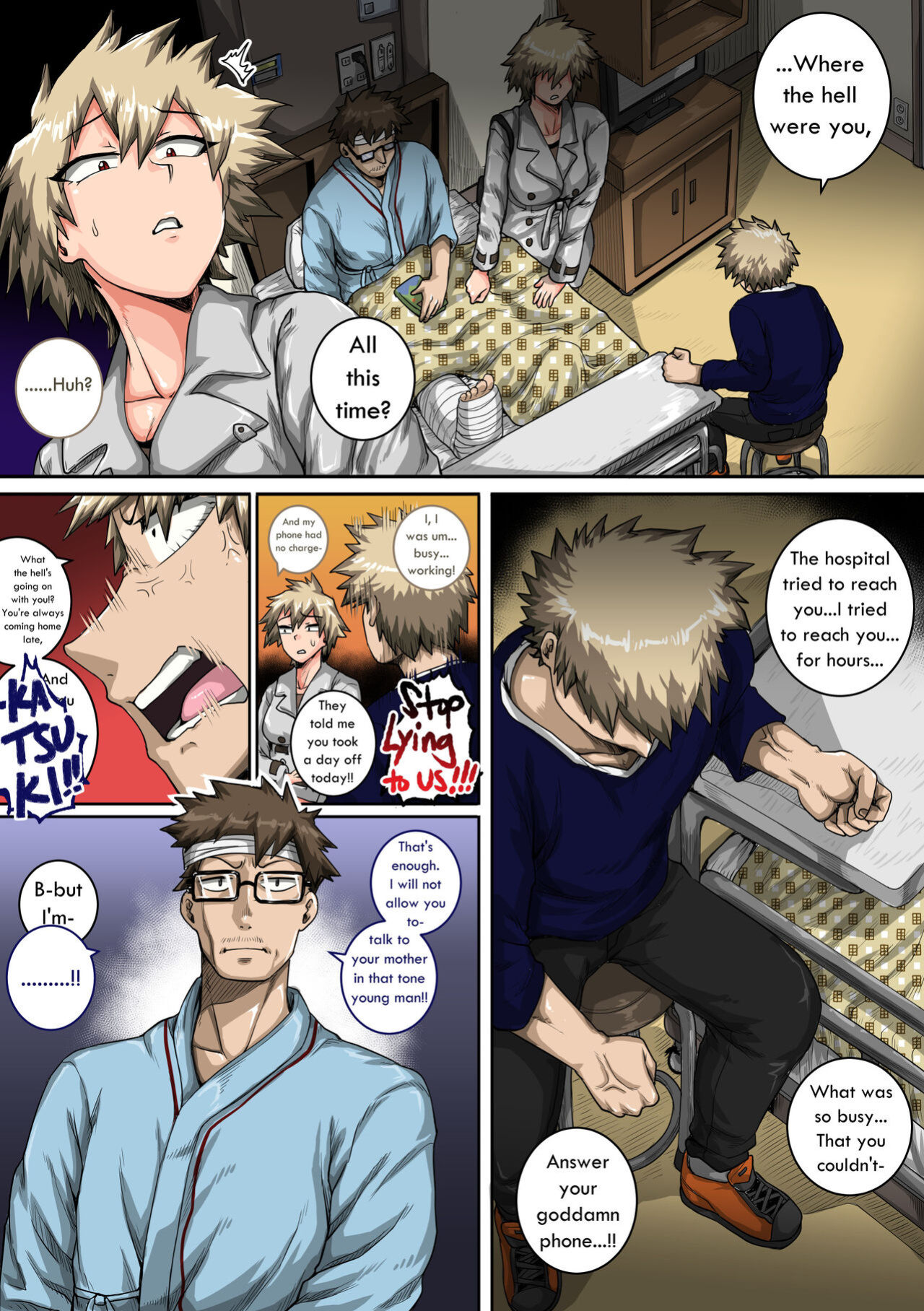 [Juicebox Factory (Juna Juna Juice)] Summer Vacation With Bakugo's Mom Part Two