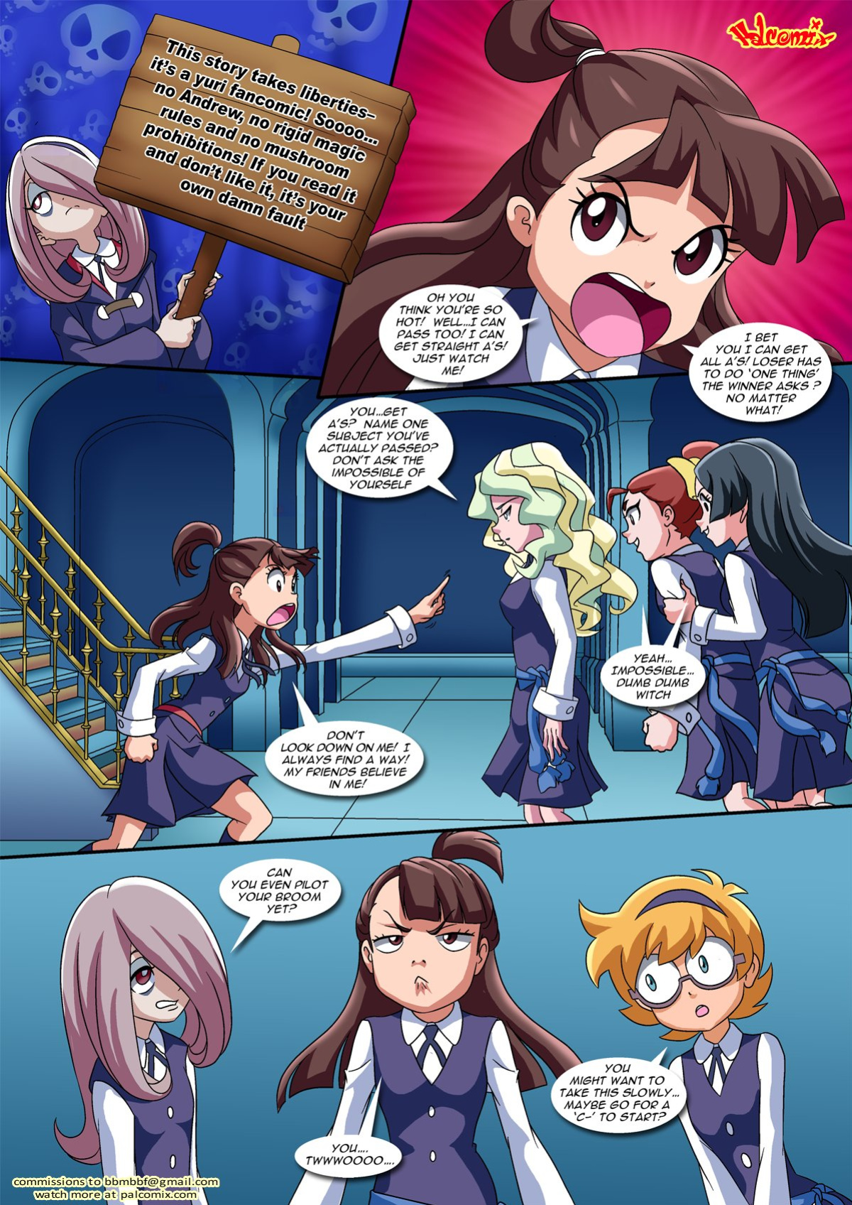 [Palcomix] Love is a Game - A Diana/Akko Romance Story