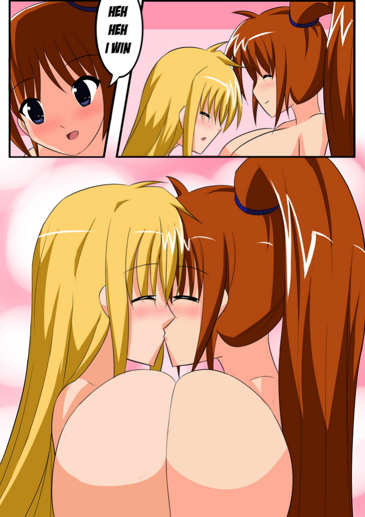 [Xano501] Nanoha x Fate Boob Magic
