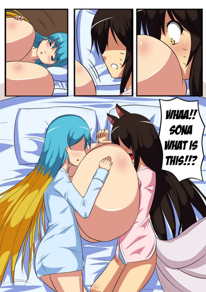 [Xano501] Sona x Ahri: Lovely Boobies