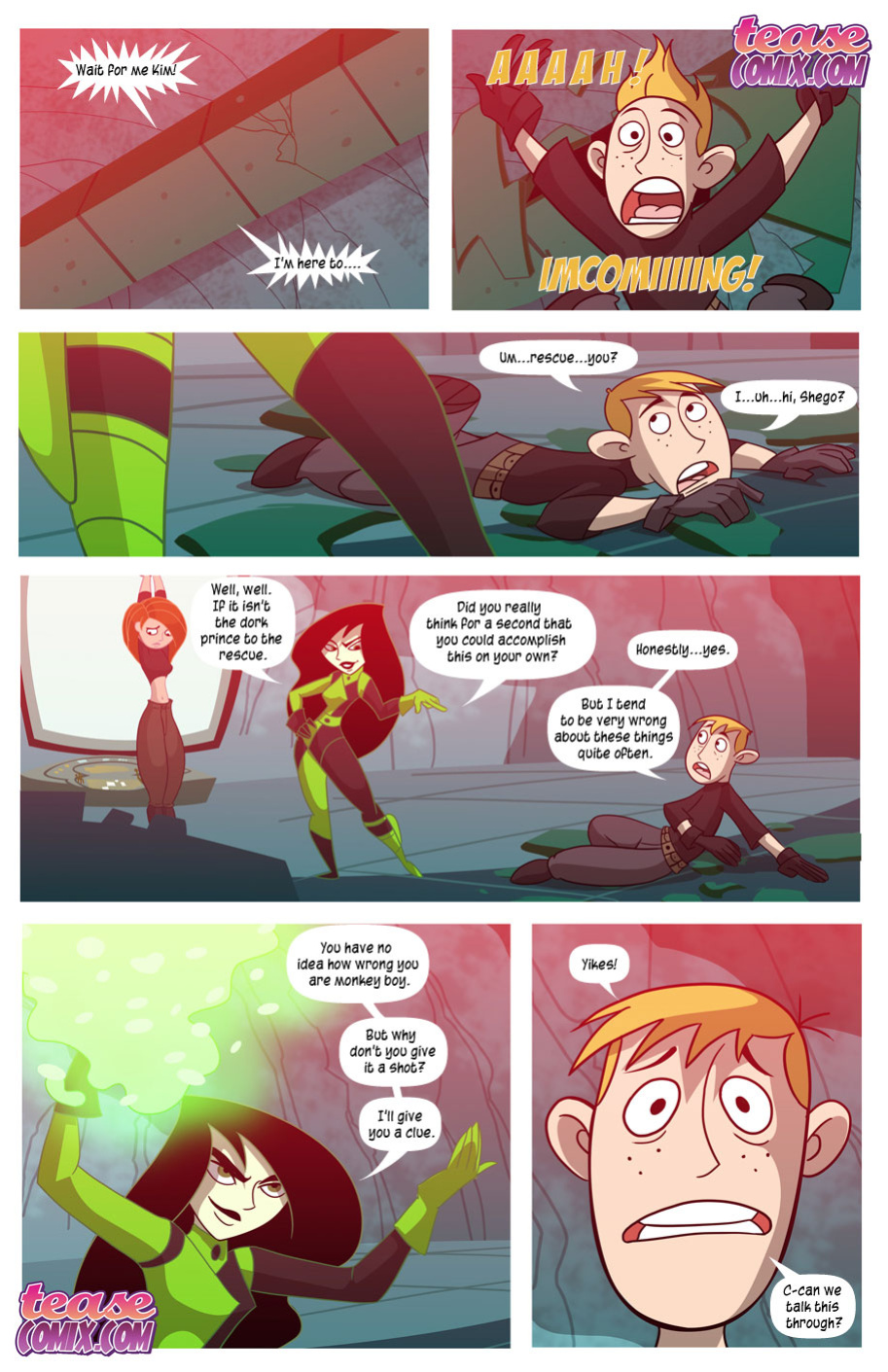[TeaseComix (Gaspont)] Kim Loves Shego