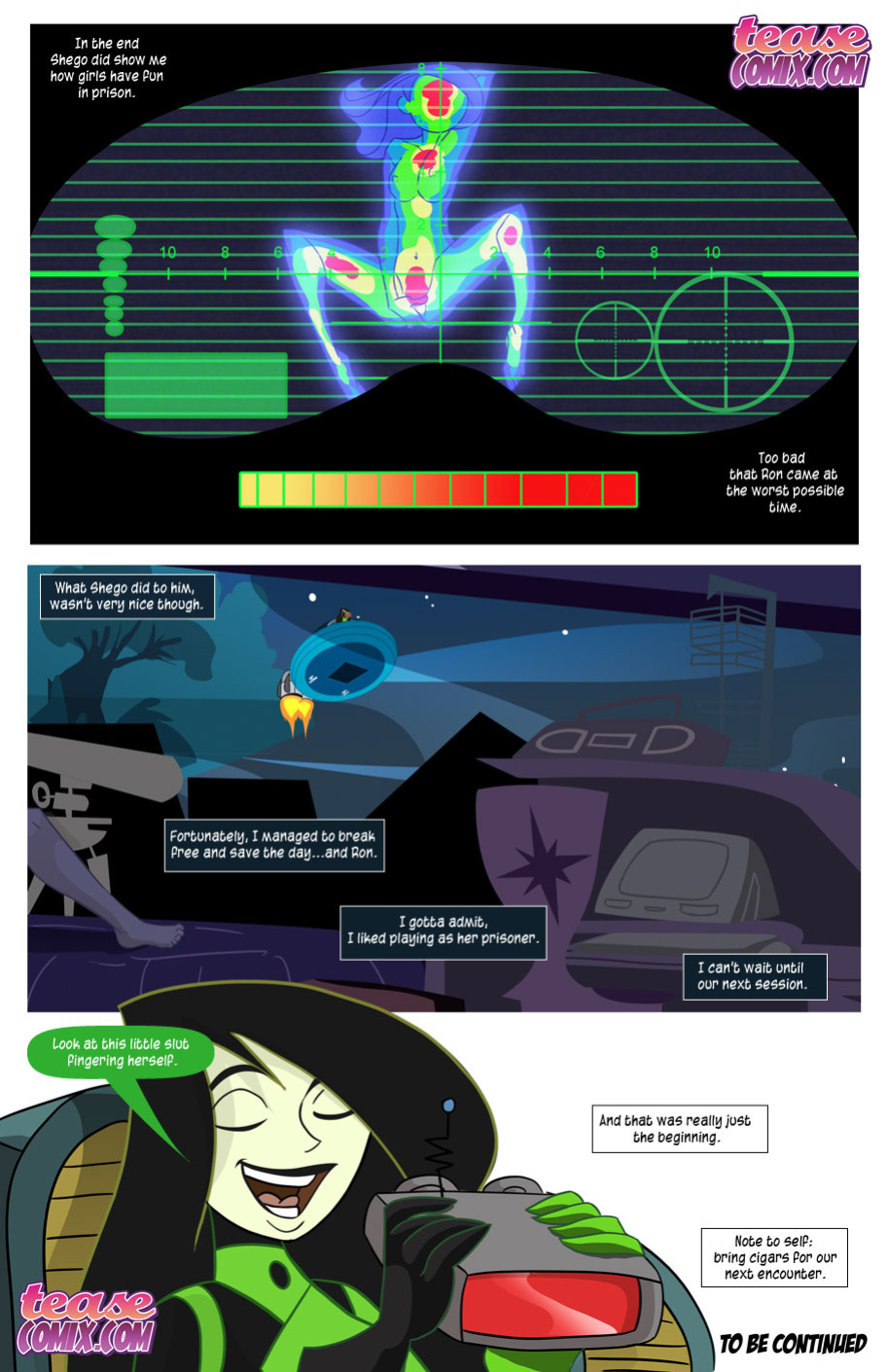 [TeaseComix (Gaspont)] Kim Loves Shego