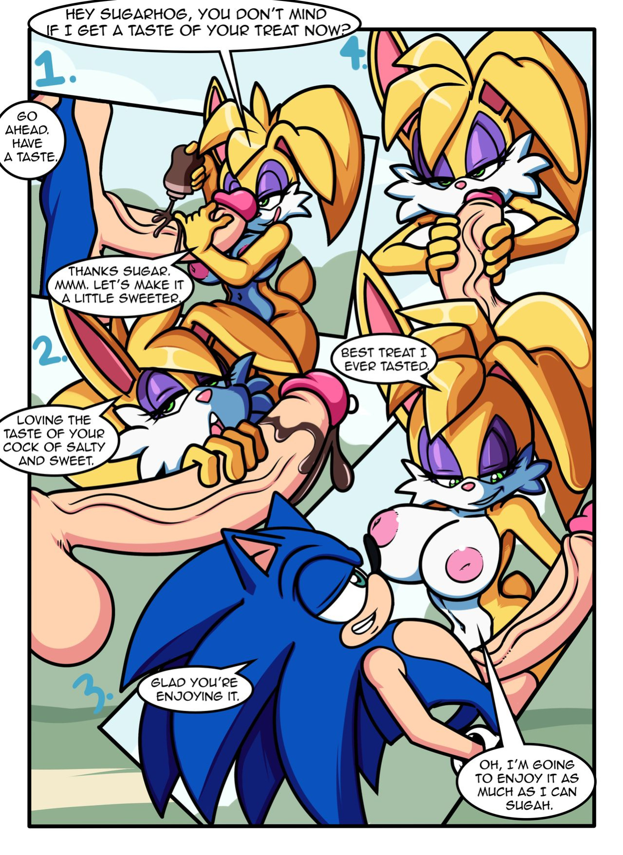 [Superbunnygt] Sonic Girls Easter (Sonic the Hedgehog)