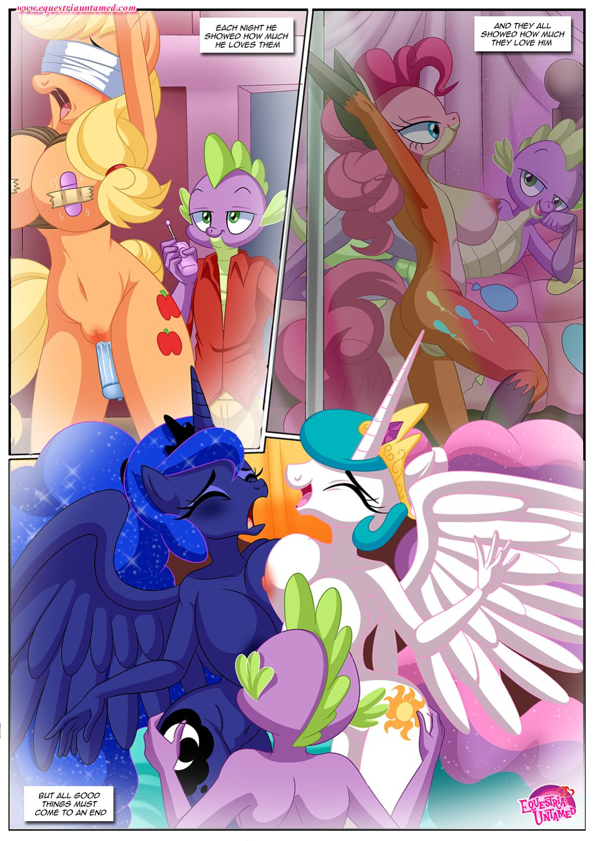 [Palcomix] Spike's Ultimate Fantasies or The Dragon King's Harem | (My Little Pony: Friendship is Magic) (Ongoing)