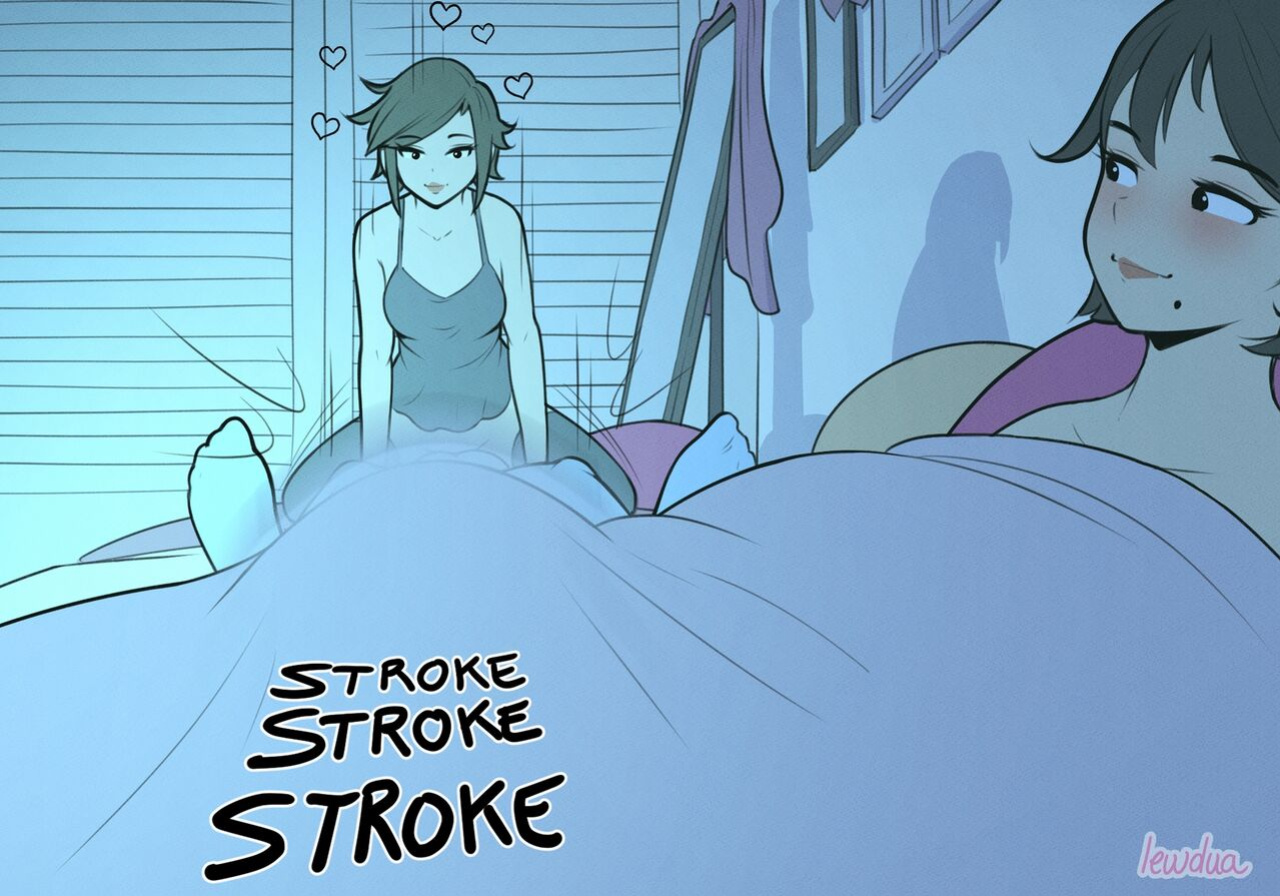 [Lewdua] Alice and Alison Playing Games with the Secret Lover at Night
