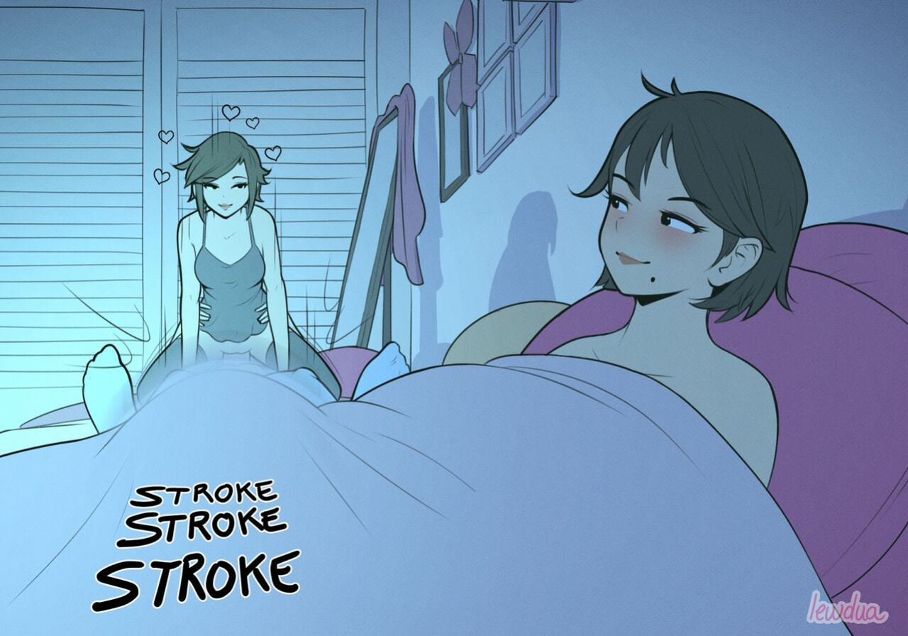 [Lewdua] Alice and Alison Playing Games with the Secret Lover at Night