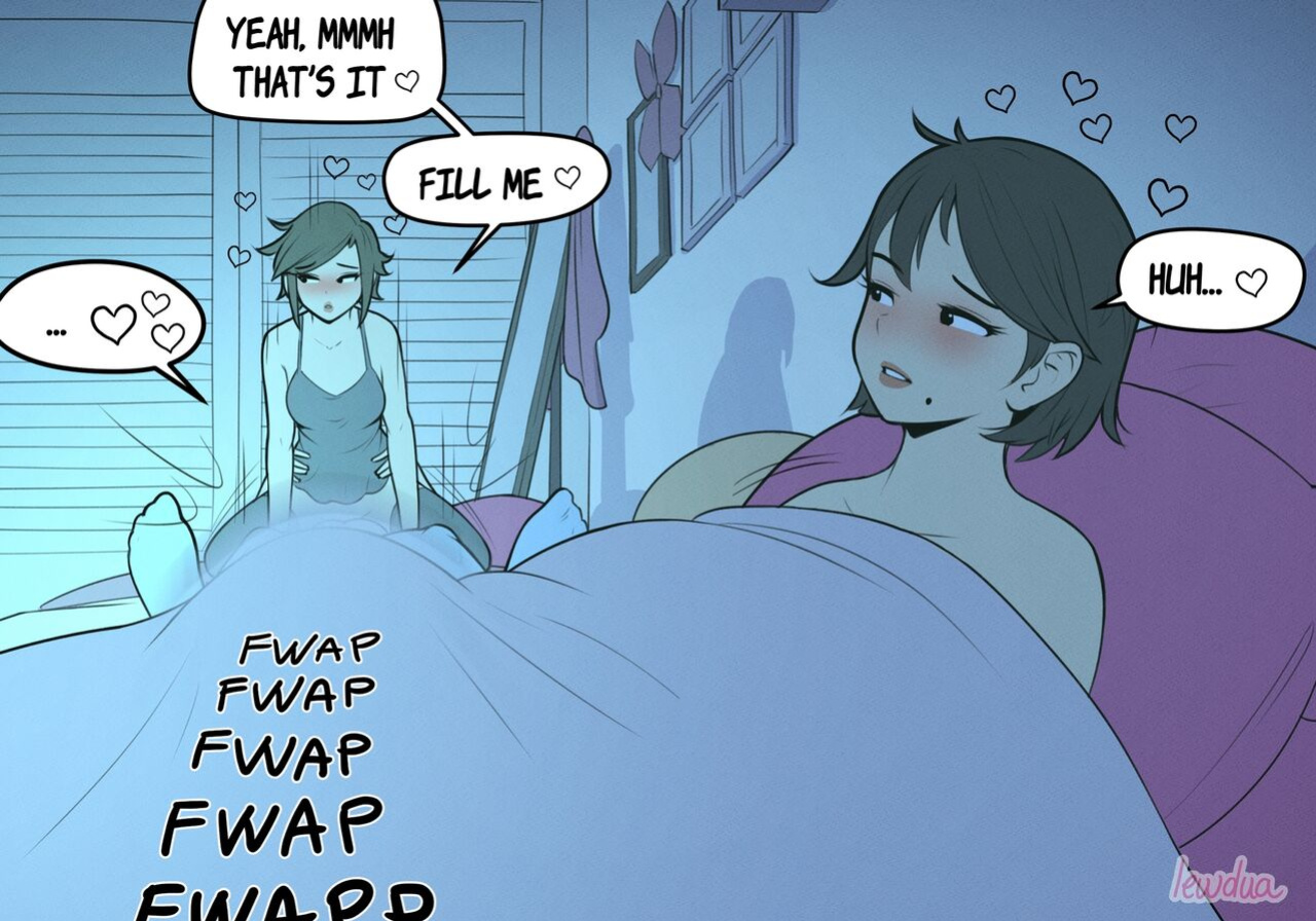 [Lewdua] Alice and Alison Playing Games with the Secret Lover at Night