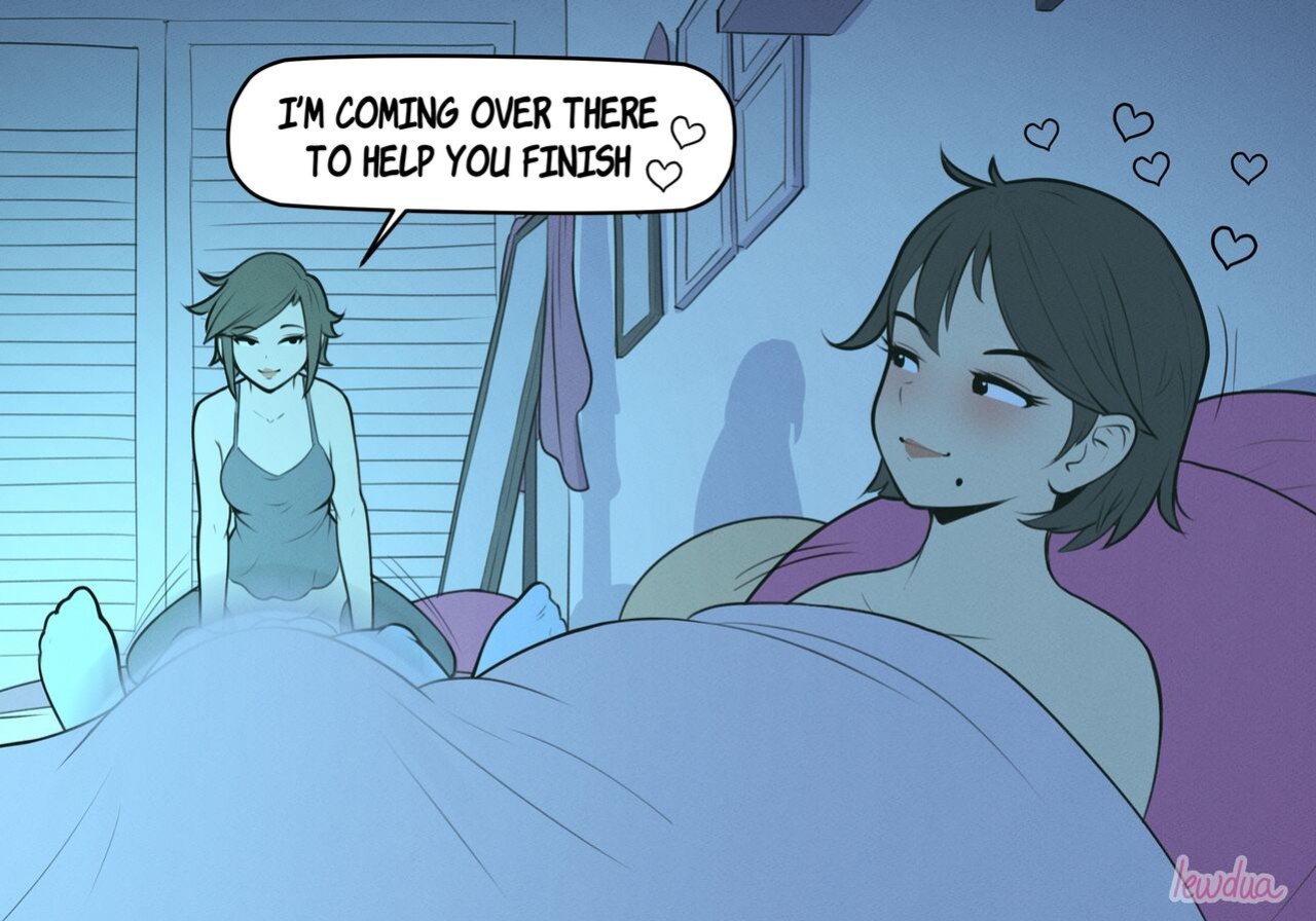 [Lewdua] Alice and Alison Playing Games with the Secret Lover at Night