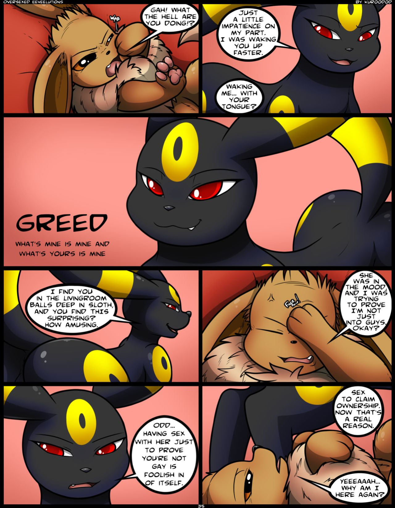 [Kuroodod] Oversexed Eeveelutions Vol. 1 (Pokémon)