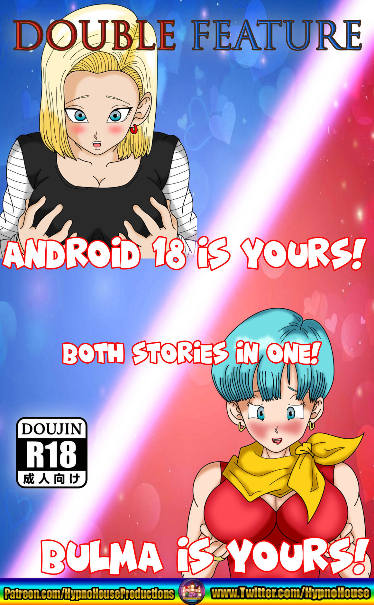 [Hypno House] Double Feature Android 18 & Bulma is Yours!