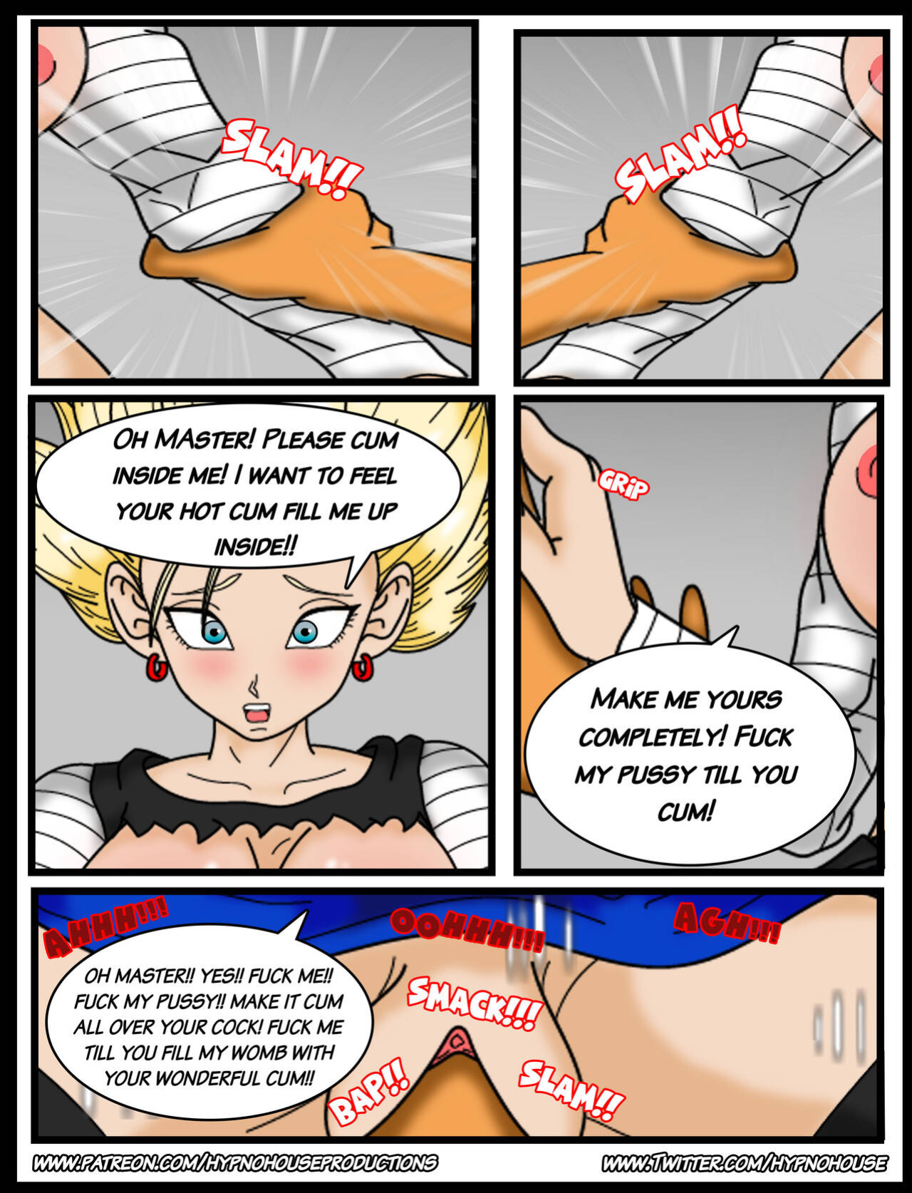 [Hypno House] Double Feature Android 18 & Bulma is Yours!