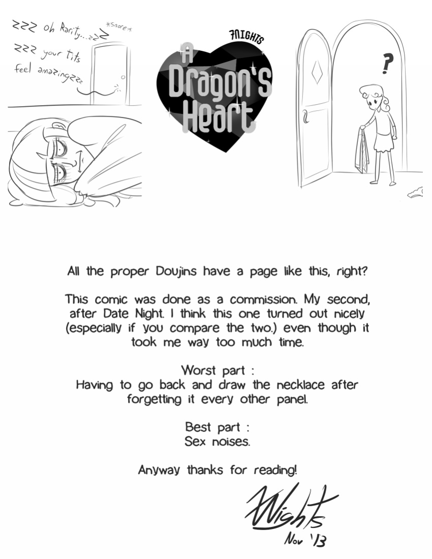 [7nights] A Dragon's Heart (My Little Pony: Friendship is Magic)