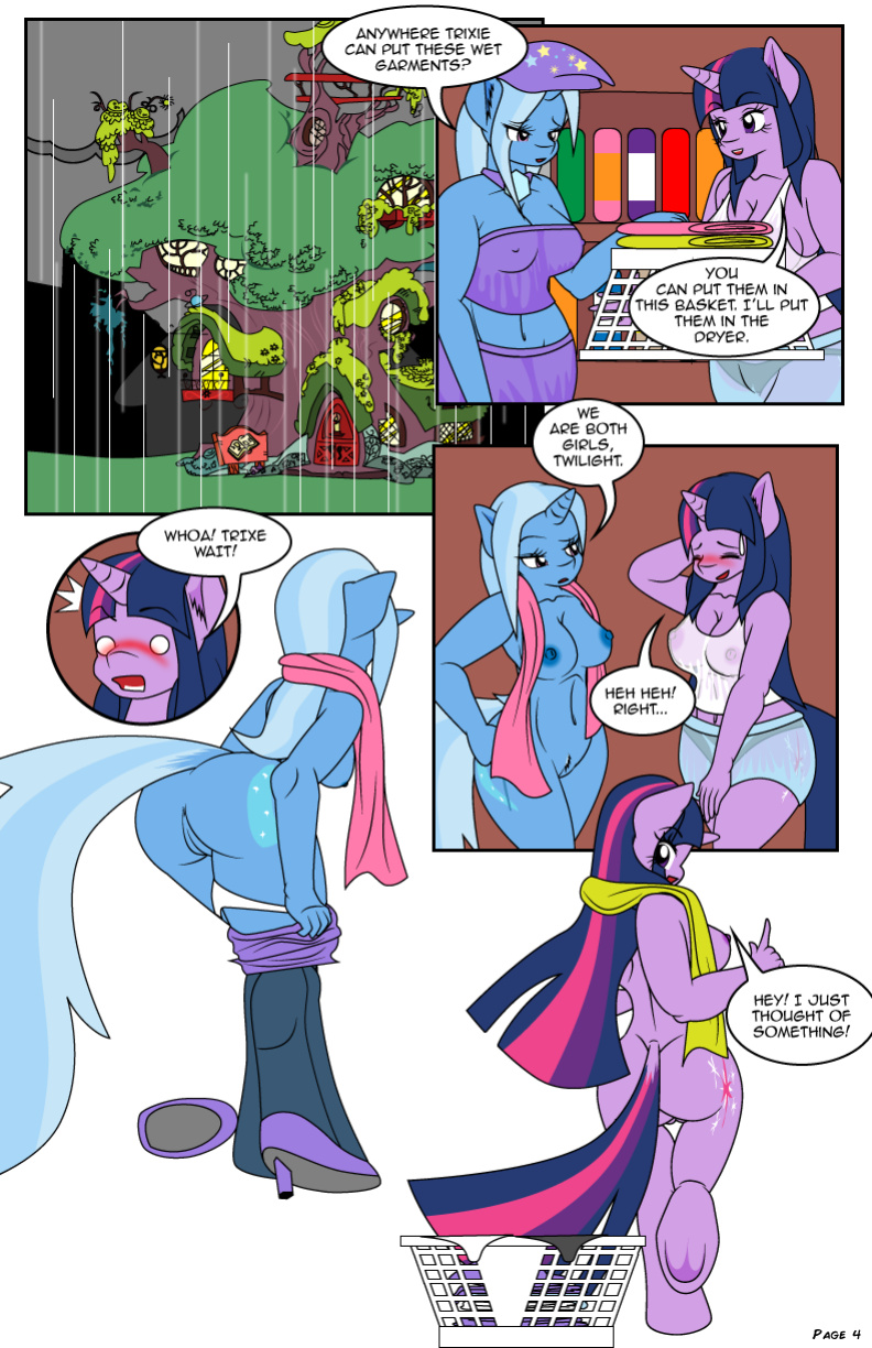 [Dekomaru] The Hot Room: Soaked (Texted Version) (My Little Pony Friendship is Magic)