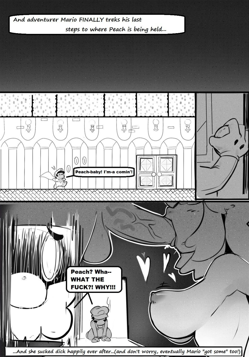 (Sho-N-D) Game Over (Super Mario Bros.) [ENGLISH] [Extra SPEECH and NARRATION Edition] Full Comic