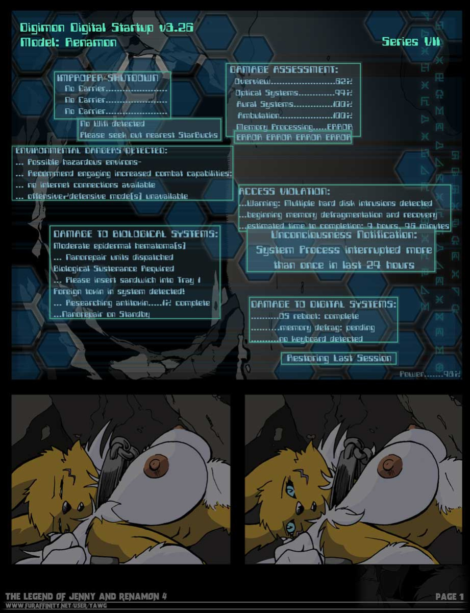 [Yawg] The Legend Of Jenny And Renamon 4 (Bucky O'Hare, Digimon, Star Fox)
