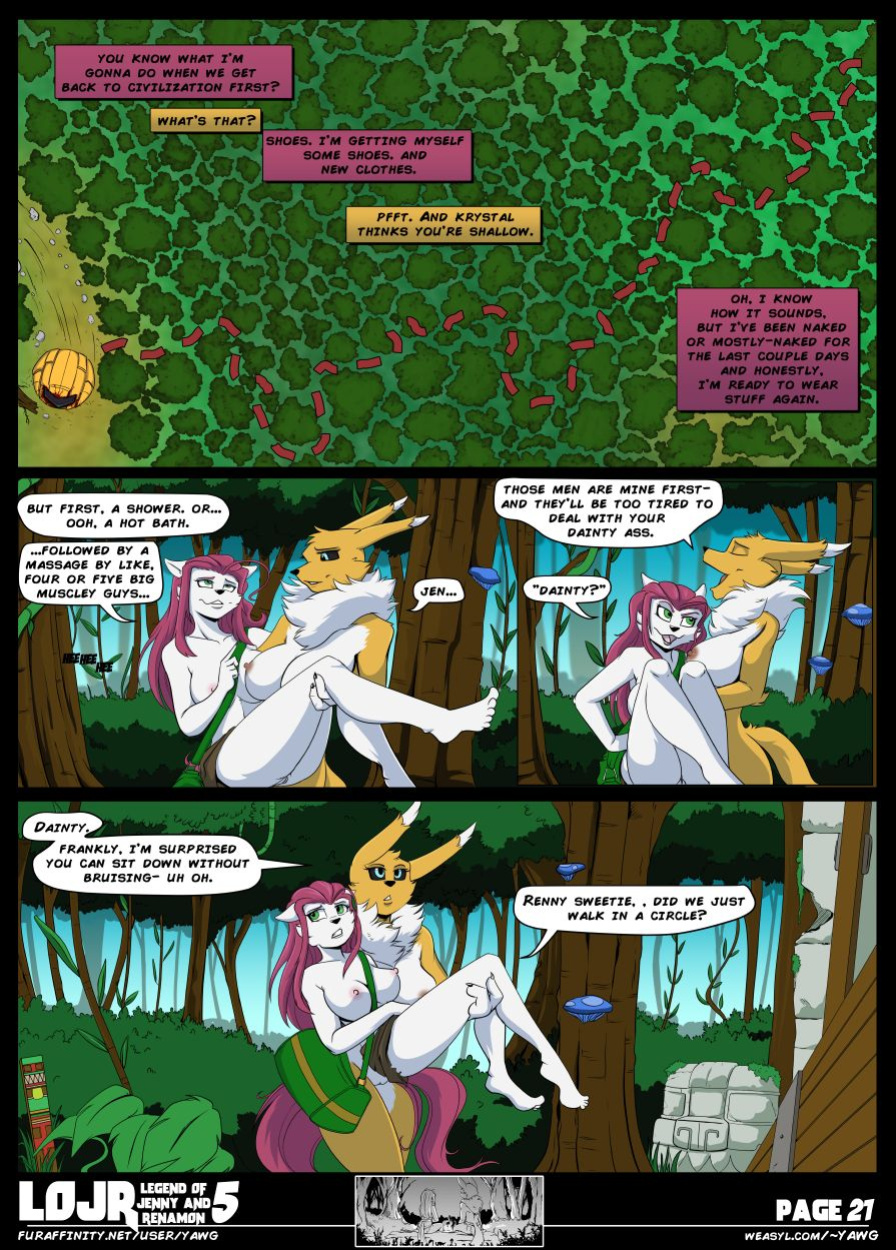 [Yawn] Legend Of Jenny And Renamon 5
