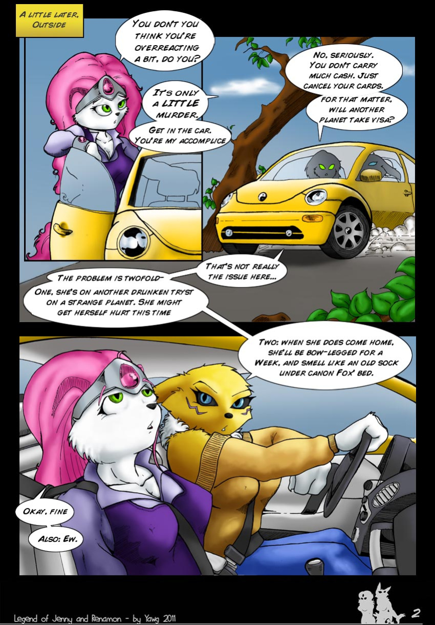 [Yawg] The Legend of Jenny and Renamon (Bucky O'Hare, Digimon, Star Fox)