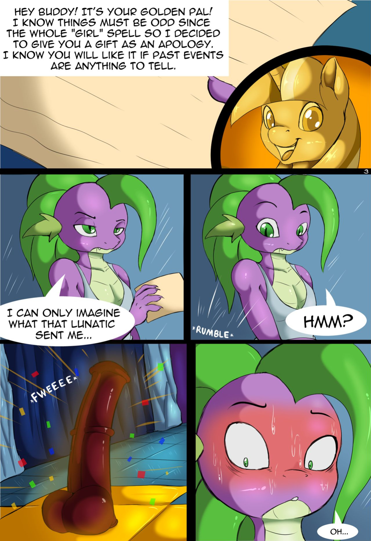 [Suirano] Temptation Short: Spike (My Little Pony: Friendship is Magic)