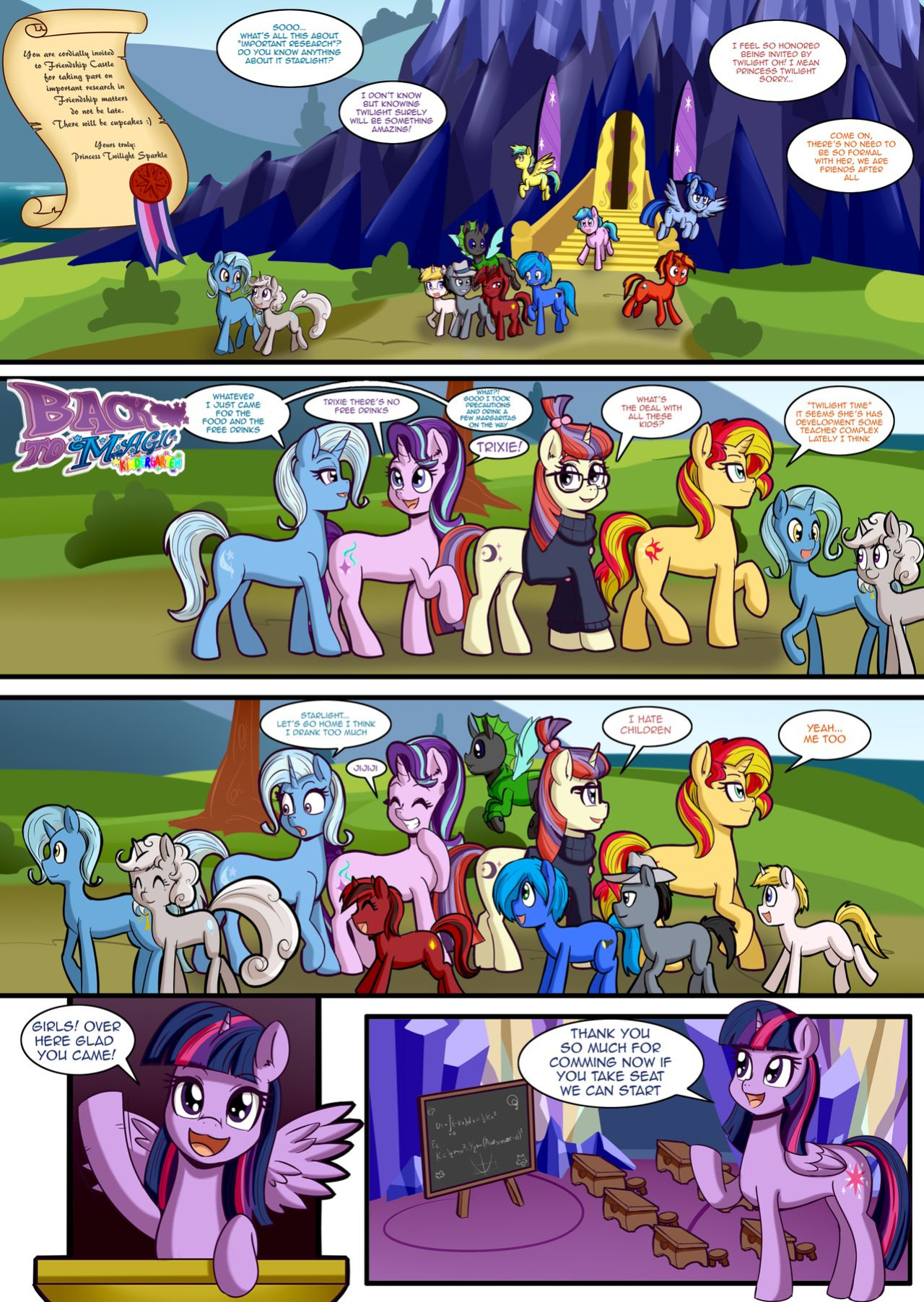 Back to Magic Kindergarten | (My Little Pony: Friendship is Magic) By AnibarutheCat