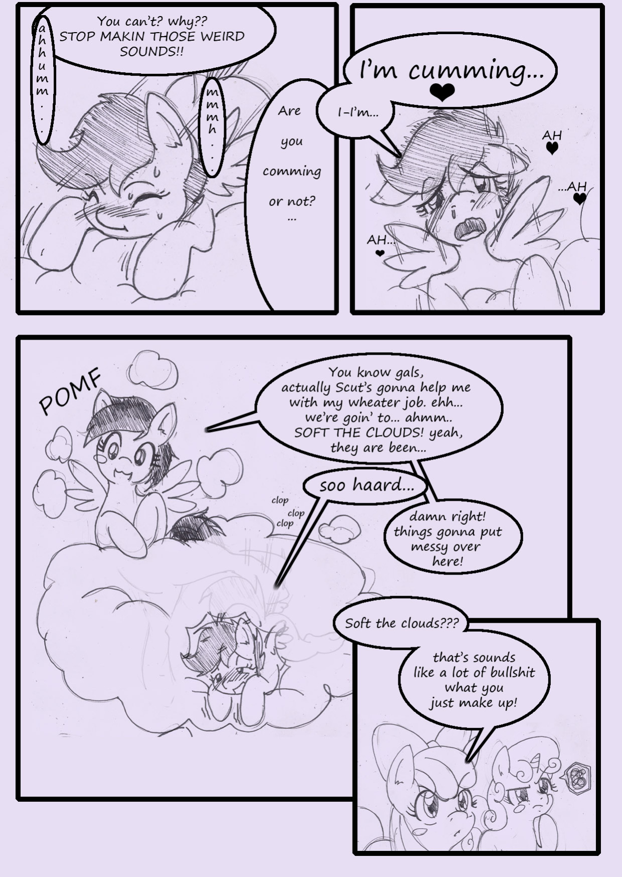 [AnibarutheCat] Cuddle Clouds (My Little Pony: Friendship Is Magic)