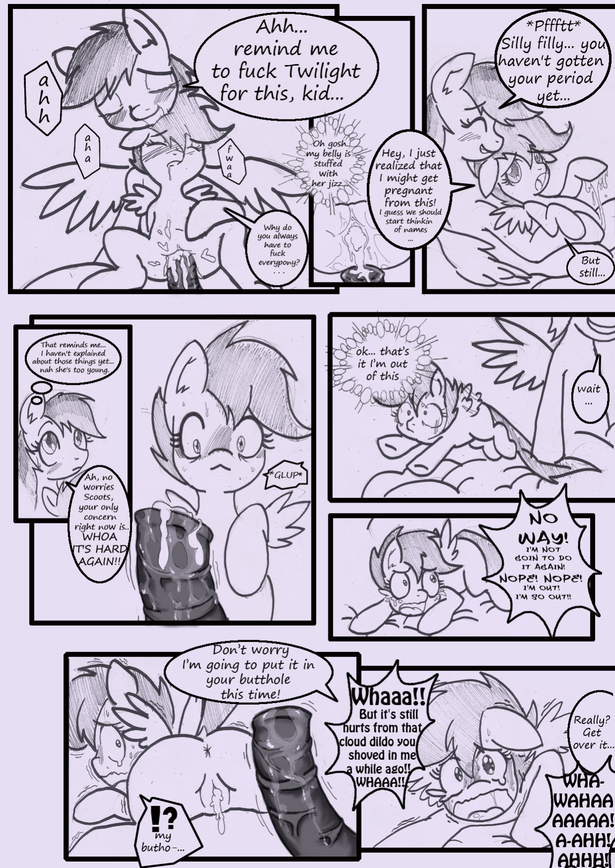 [AnibarutheCat] Cuddle Clouds (My Little Pony: Friendship Is Magic)
