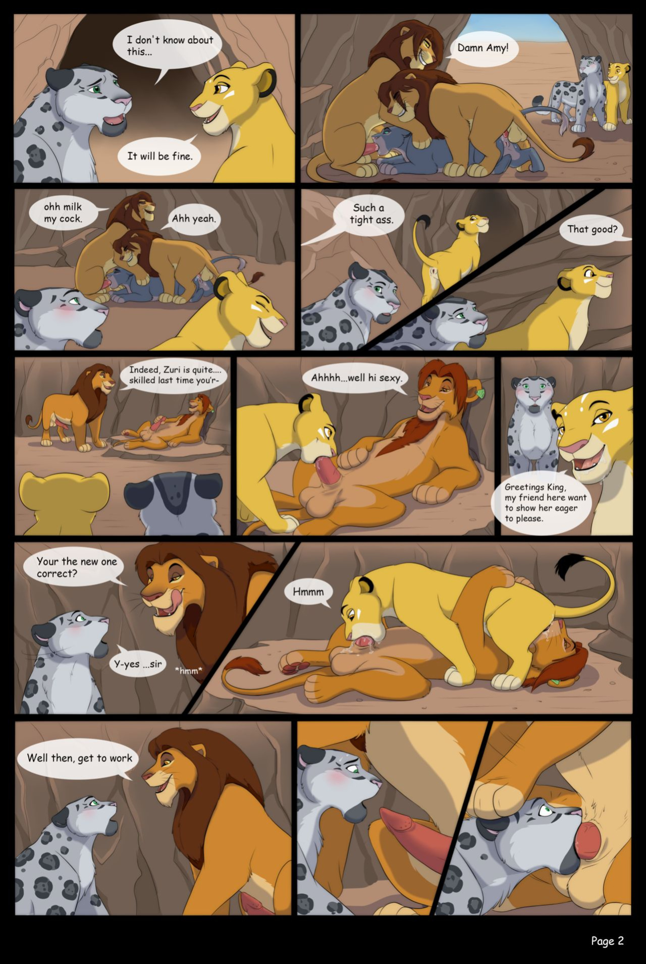 [REALLynxGirl] The Future of the Pride (The Lion King)