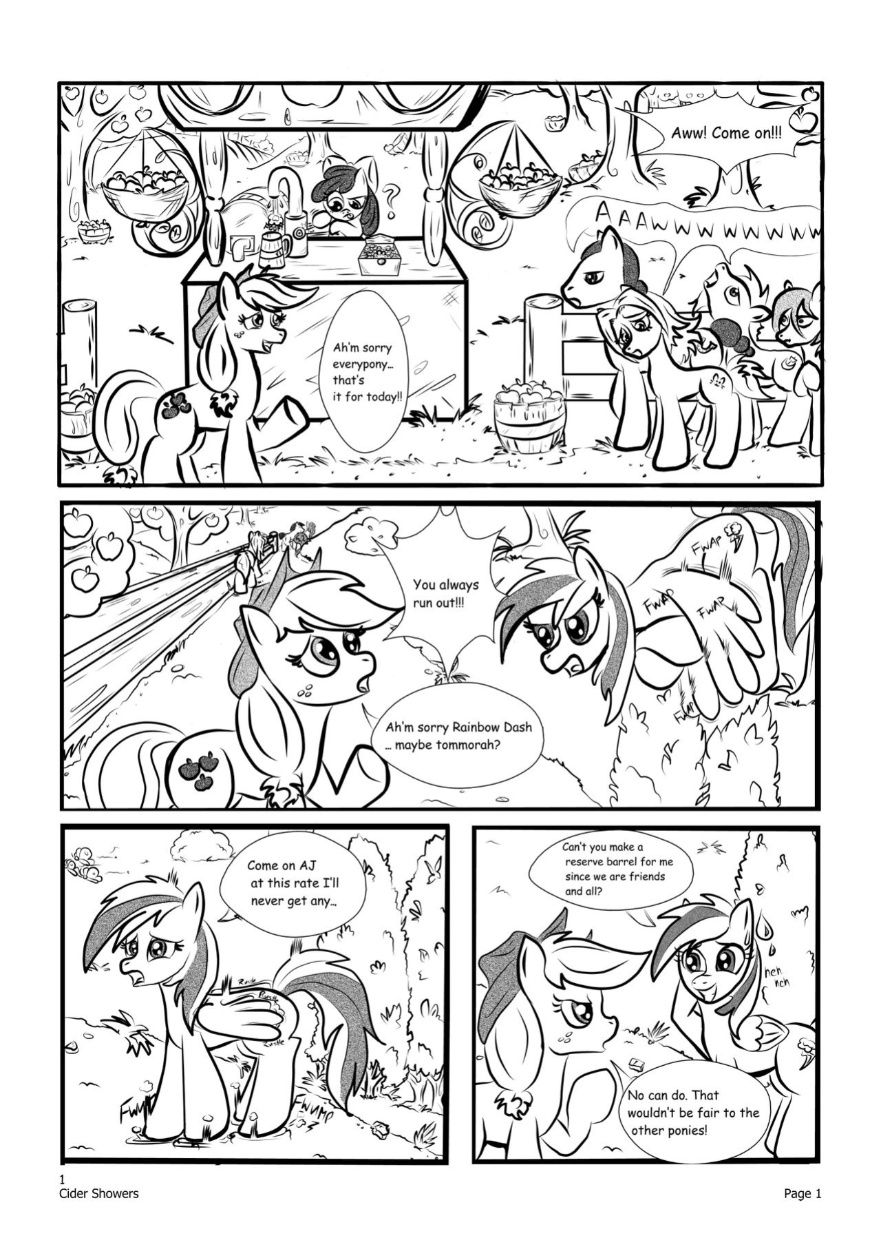 [Kyokimute] Cider Showers (My Little Pony Friendship is Magic)