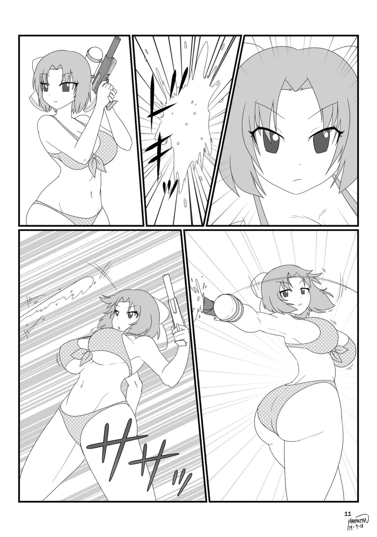 Senren Kagura Preggo Beach Splash