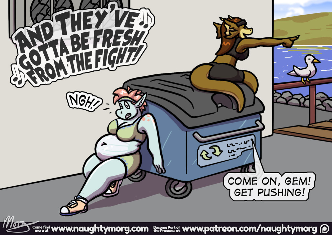 [NaughtyMorg] Gem & Sarah: Weight Training