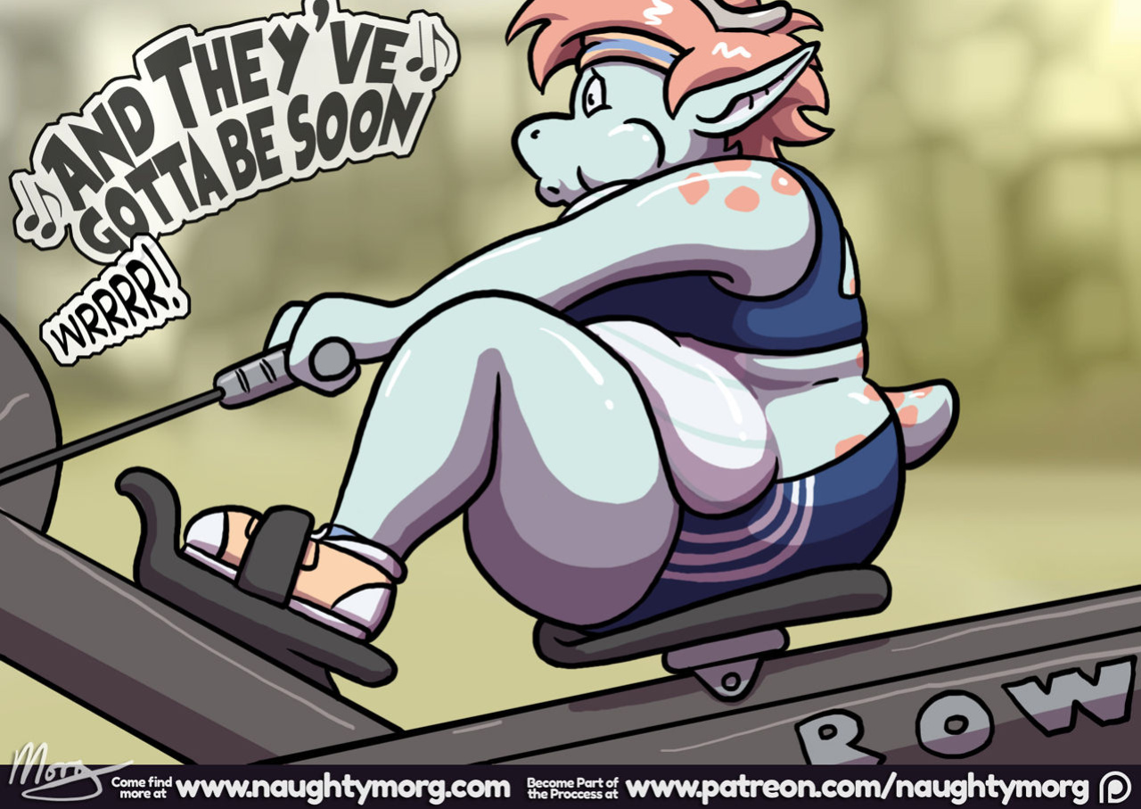 [NaughtyMorg] Gem & Sarah: Weight Training