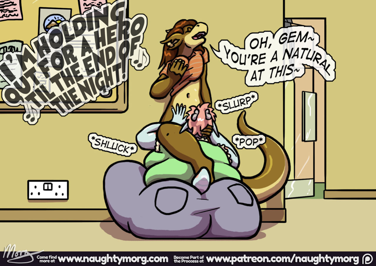 [NaughtyMorg] Gem & Sarah: Weight Training