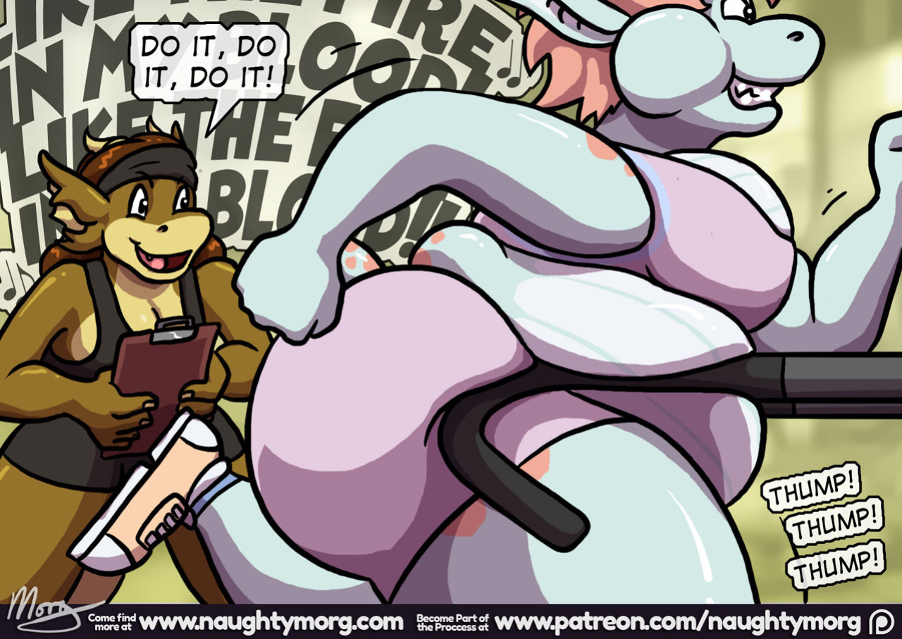 [NaughtyMorg] Gem & Sarah: Weight Training