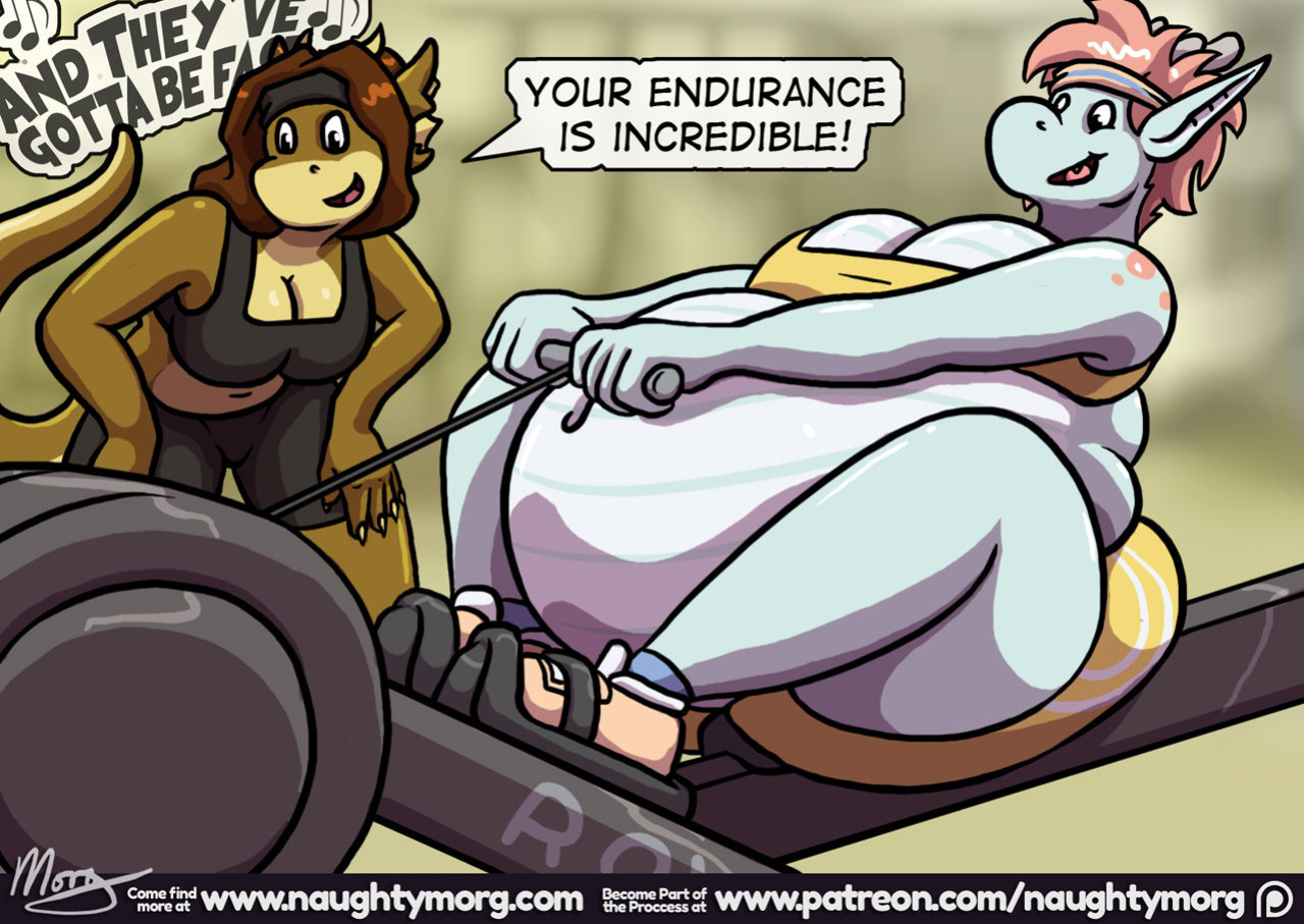 [NaughtyMorg] Gem & Sarah: Weight Training