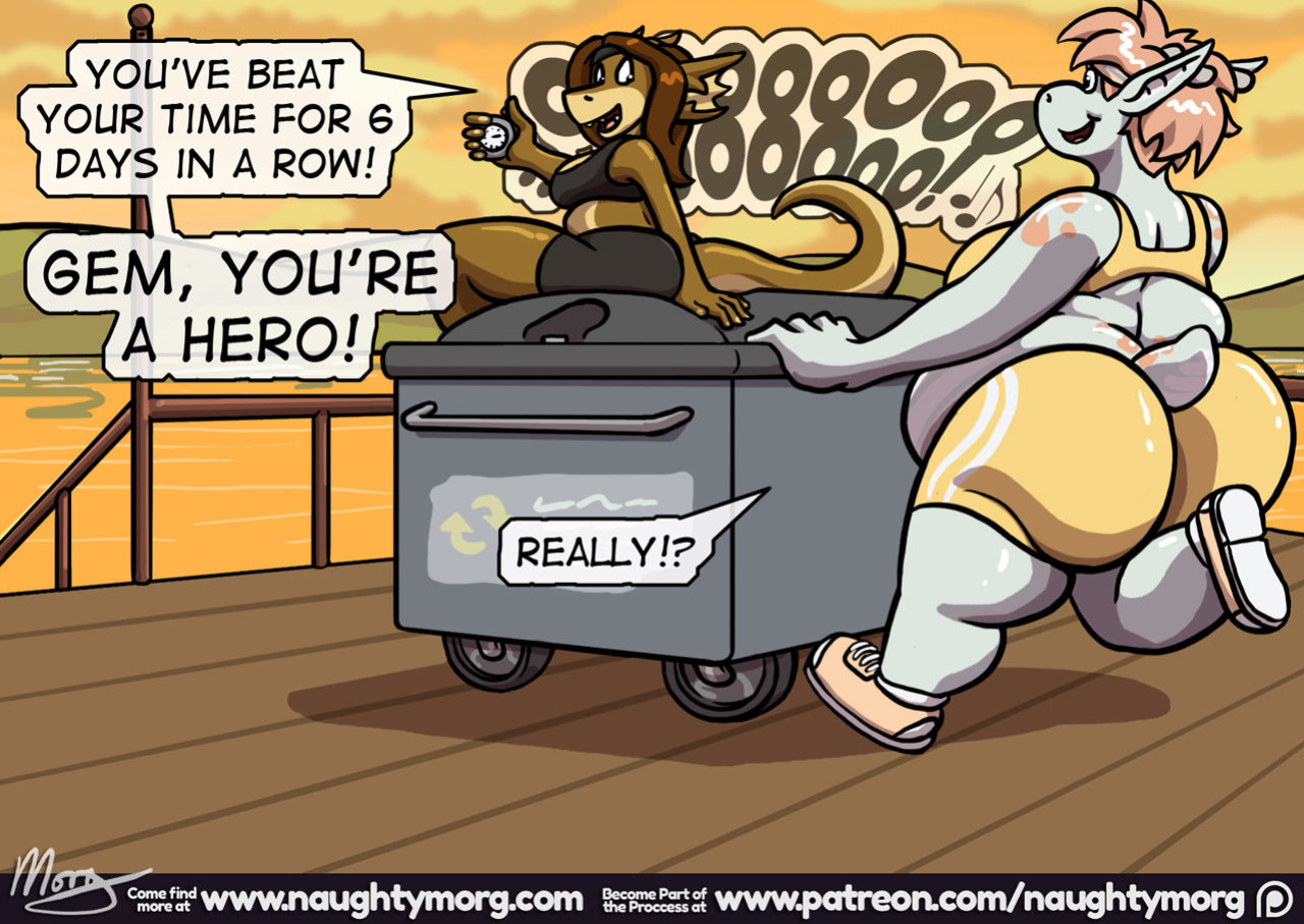 [NaughtyMorg] Gem & Sarah: Weight Training