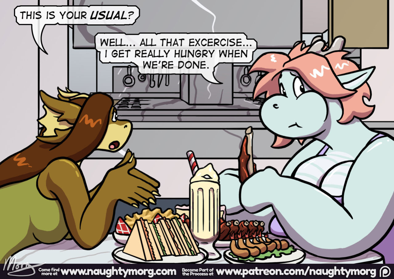 [NaughtyMorg] Gem & Sarah: Weight Training