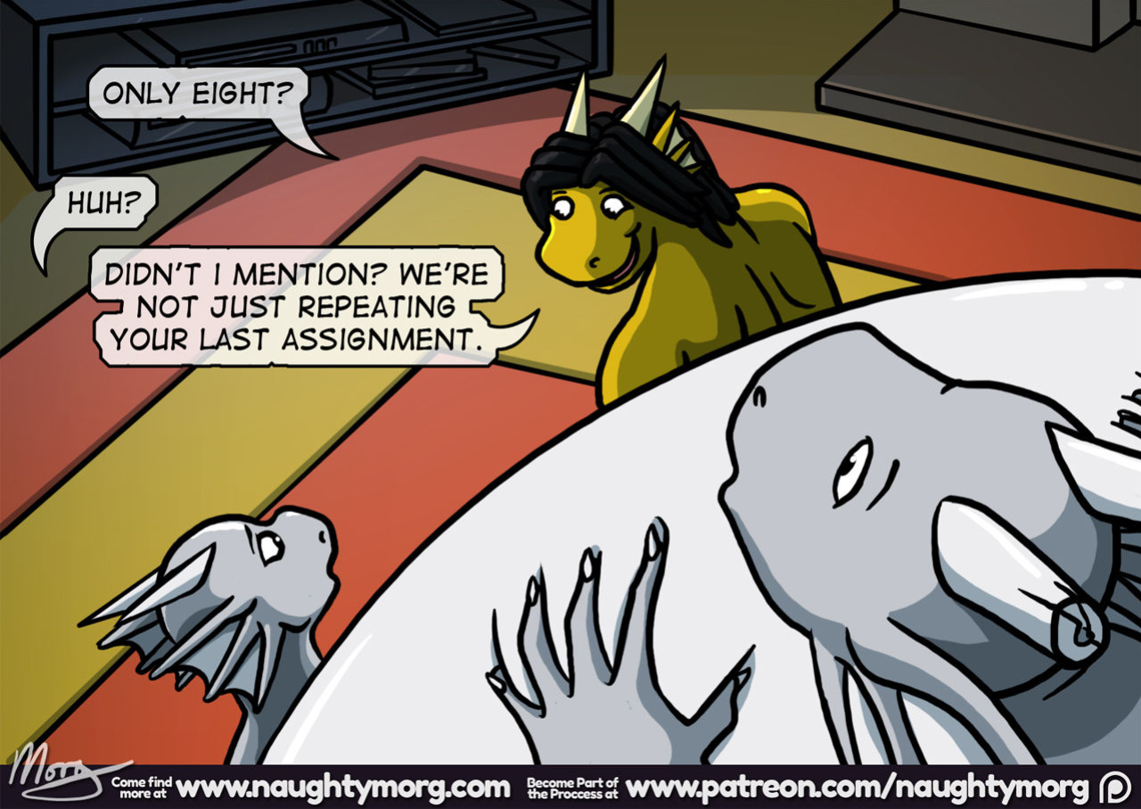 [NaughtyMorg] Seph & Dom: Big Distraction (complete)