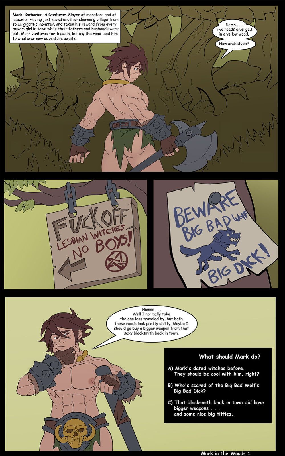 [MarkyDaySaid] CYOA: Mark in the Woods