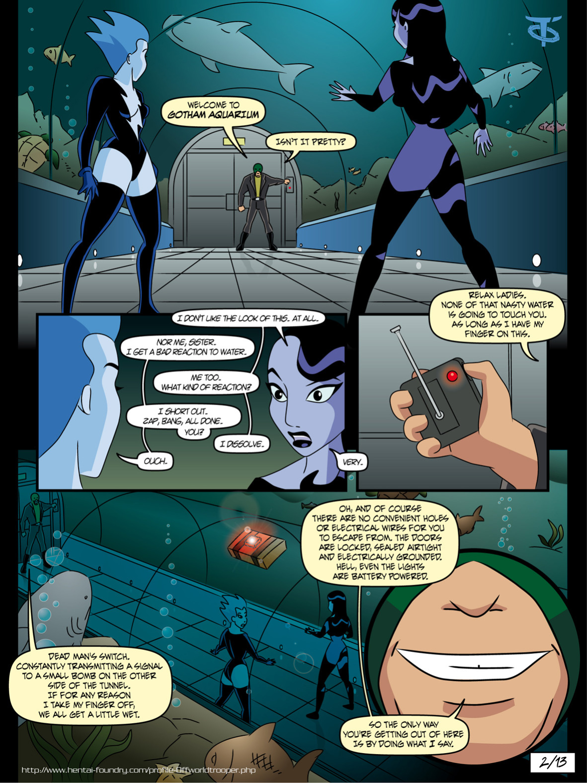 [Offworldtrooper] Inque and Livewire (Batman Beyond)