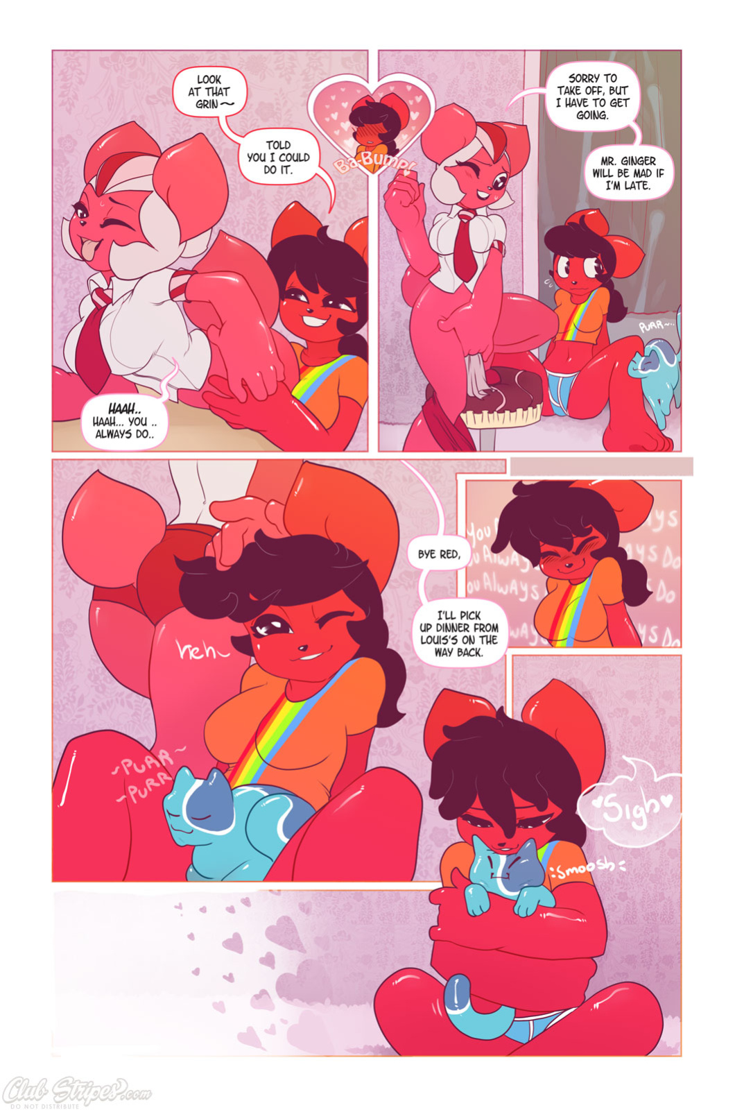 [Club Stripes (Kamicheetah)] Kissy Cousin